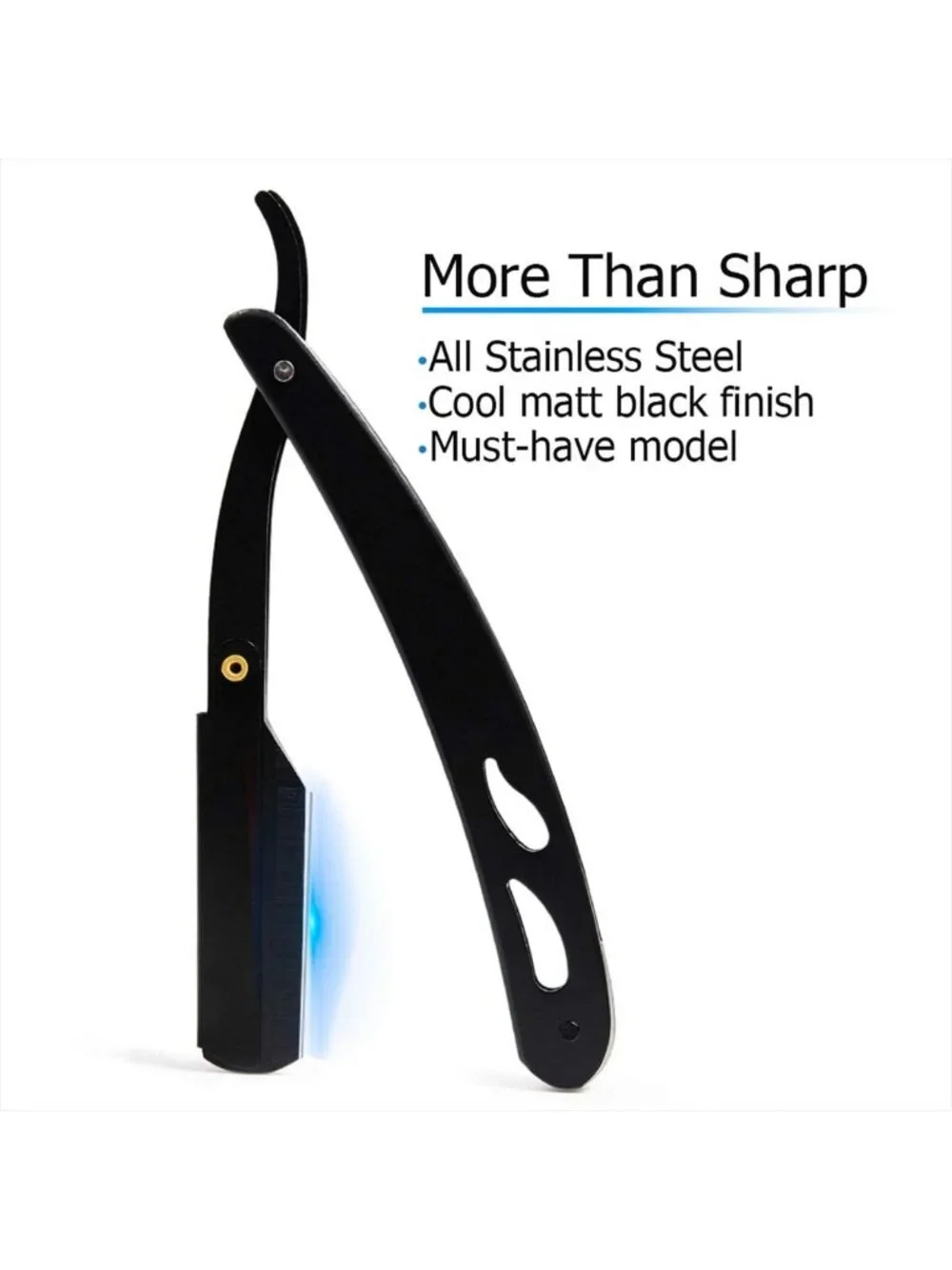 Premium Straight Razor Kit with Shaving Brush - Classic Edge Shaving Set